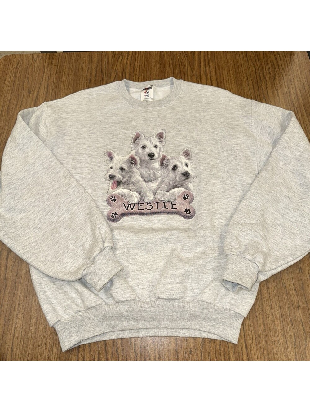 Vintage westie dog crewneck Size M Jerzees